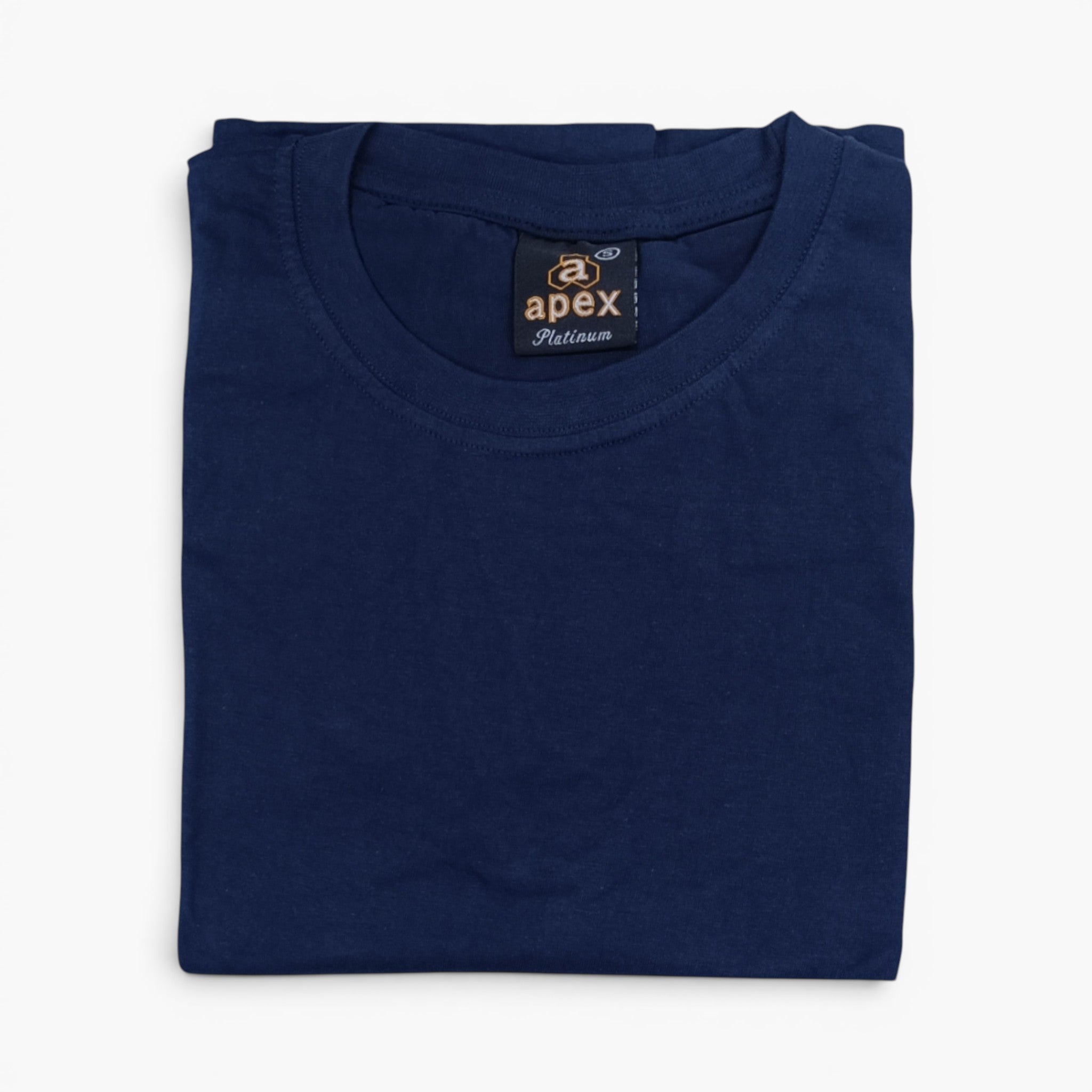 APEX PLATINUM ROUND NECK-NAVY BLUE – Heatmax Qatar